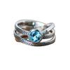 Hollow Rose Ring, Vintage Electroplated Flower Ring Jewelry