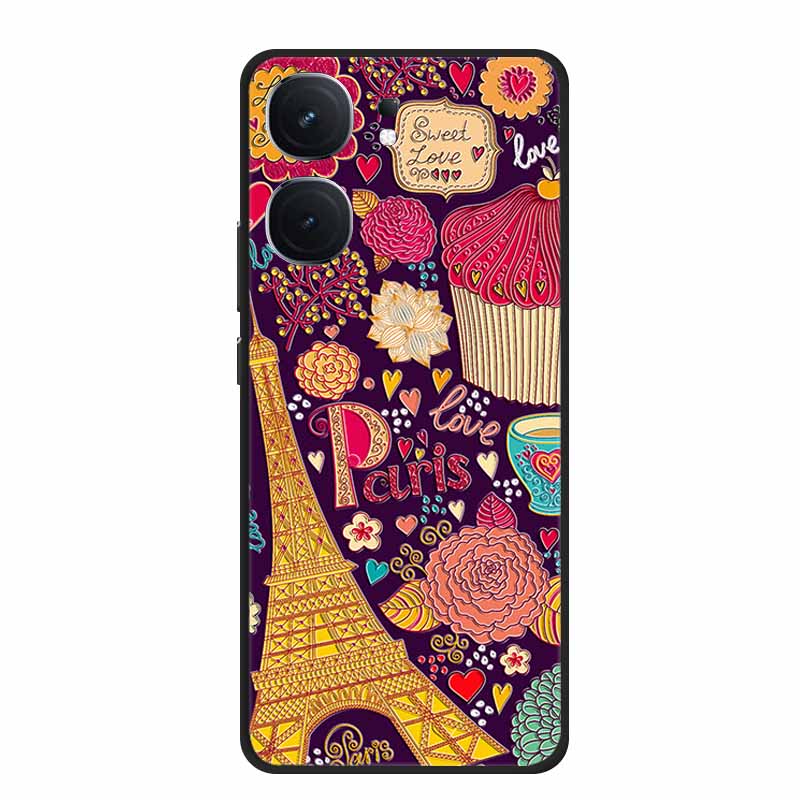 3D Emboss Case For Vivo iQOO Neo9s Pro Plus Phone Case Silicone Soft Coque For Vivo iQOO Neo9s Pro+ Back Cover Case 9 s Pro Plus