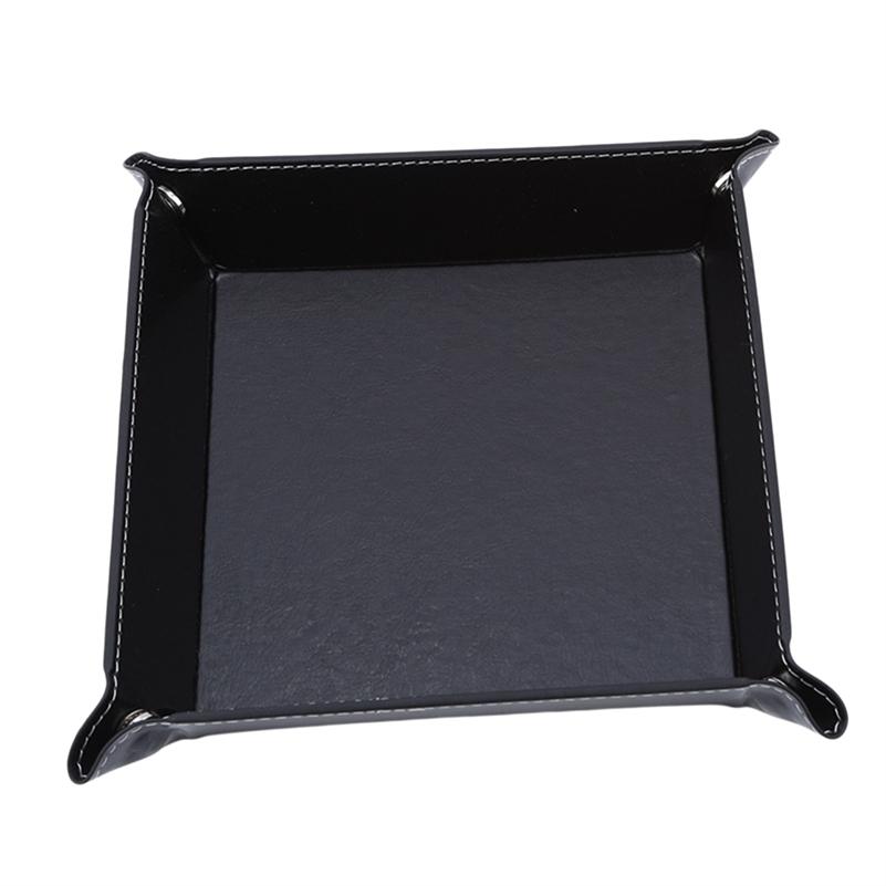 Подставка для хранения игральных костей с шестигранной головкой, держатель для коврика из искусственной кожи и бархата, двухсторонний, толстый, для хранения офисных принадлежностей, инструменты