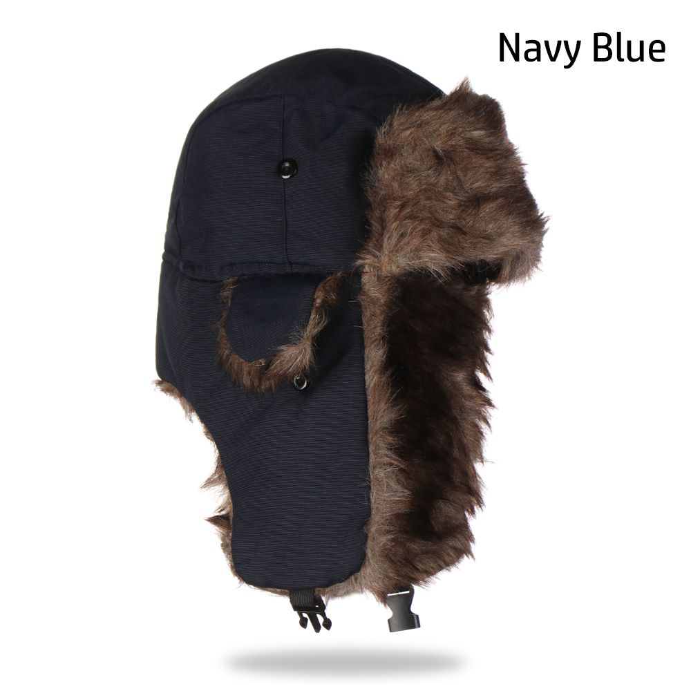 Warm Fur Trapper Ski Hat Winter Cap Winter Hats Russian Ushanka