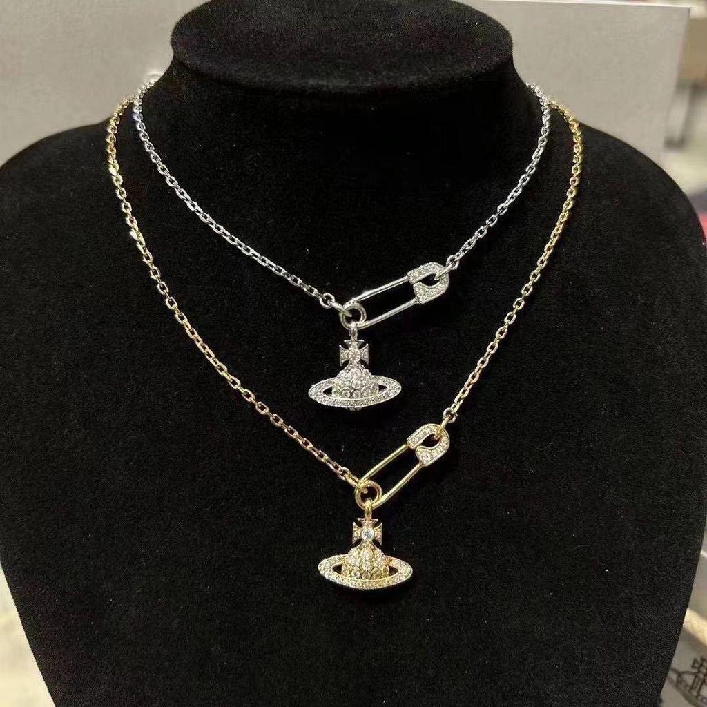 Роскошное брошь-колье императрицы Цыси: Элегантная, Универсальная, Высококачественная Ключичная Цепочка для Женщин