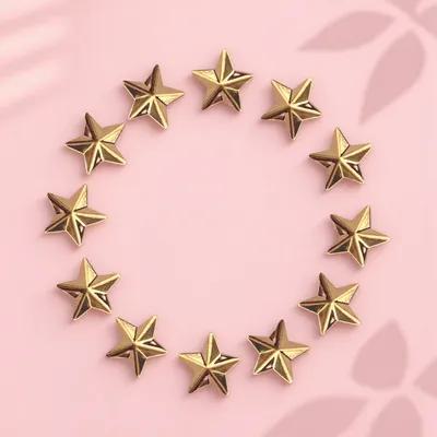 200 шт. Акриловые Звездные Украшения Легкие Простые в Использовании DIY Поделки Шармы Аксессуары для Одежды Материалы для DIY Поделок Форма Звезды Декор