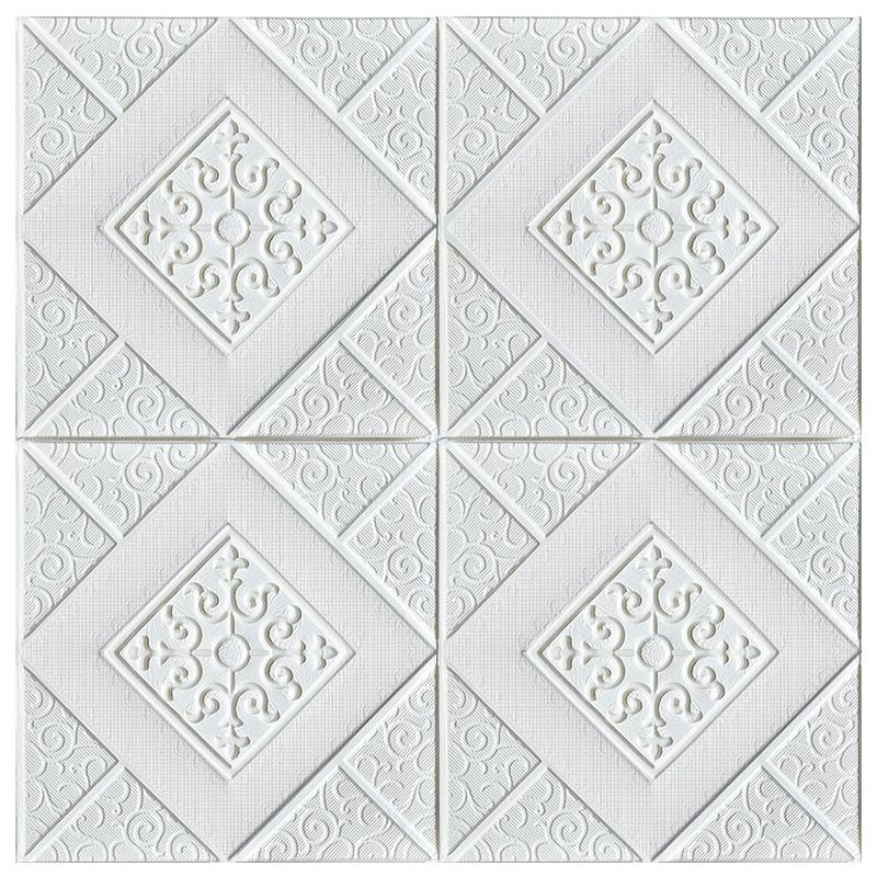 1 шт. 70*70 см потолочные обои 3D кирпичные водонепроницаемые настенные наклейки пенопластовые обои самоклеящиеся домашний декор