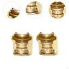 2Pcs 1/10 Brass Front Rear Bridge Axle Cover DIY Accessories Heavy Duty Upgrade for R1001 R1003