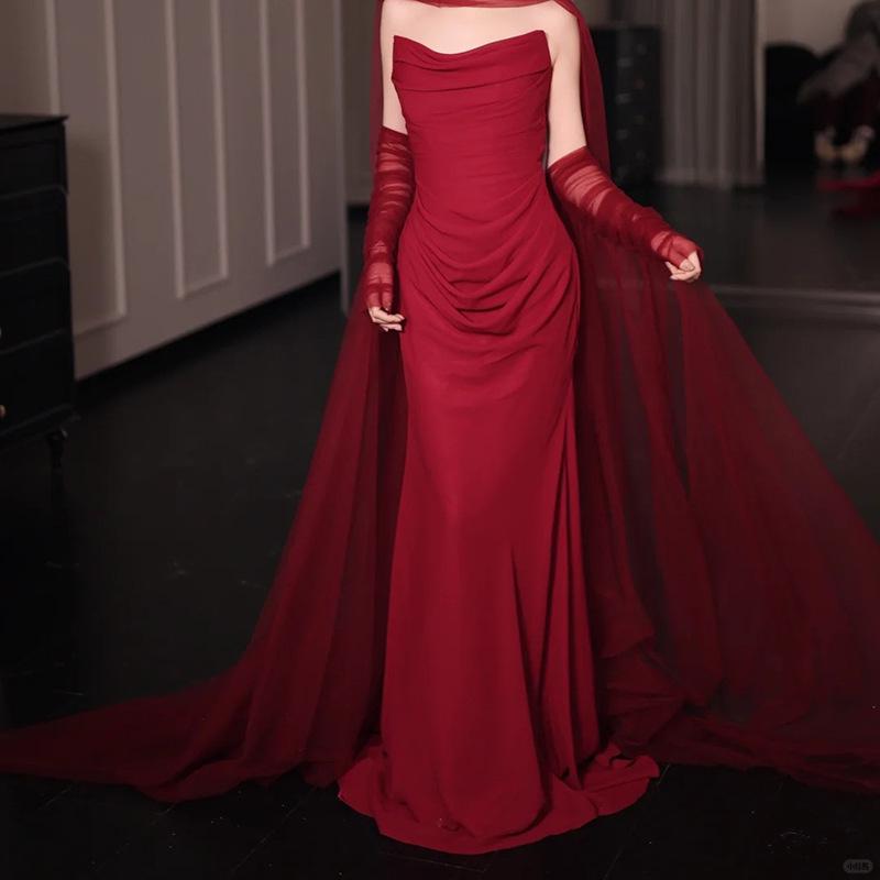 Шелковая свадебная фата и шарф для фотосессии невесты