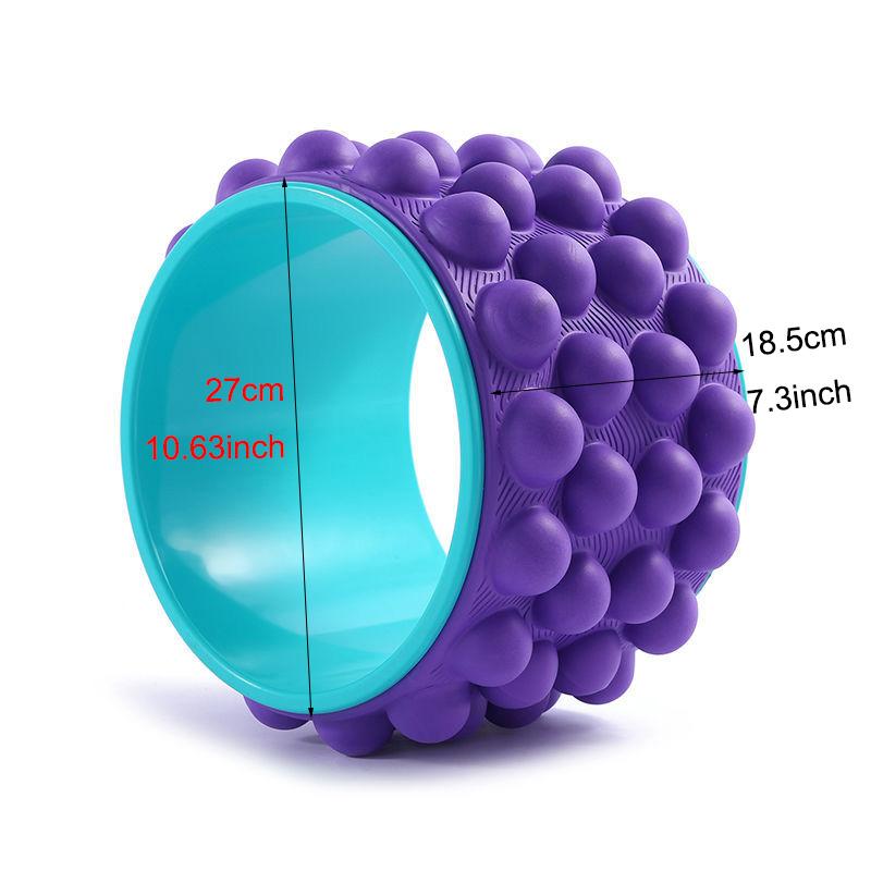 New Premium Foam Yoga Massage Roller Yoga Wheel Back Stretcher Back Massager For Back Pain Relief Gym Home Fitness Equipment