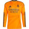 Real Madrid выездная футболка с длинным рукавом мужская футболка оранжевая IT5189