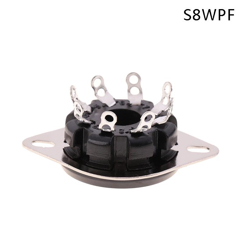 New 1PC 8pin Octal Bakelite Tube Socket Base S8WPF For CV181 5881 6SN7 KT88 EL34 6550 6SL7 KT66 6CA7 5AR4 Vacuum Tube Amplifier