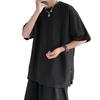 [Goodfeel] Мужская летняя футболка с коротким рукавом, оверсайз, однотонная, большого размера, легкая, мягкая, стильный силуэт, модная