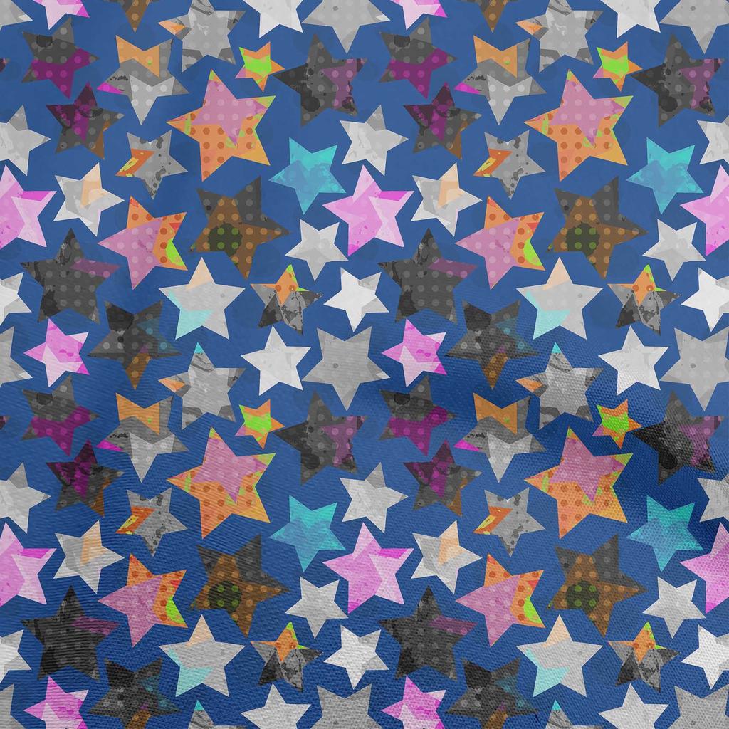 oneOone Хлопковая гибкая синяя ткань Galaxy Швейная ткань во дворе Печатные принадлежности для шитья одежды своими руками 40 дюймов