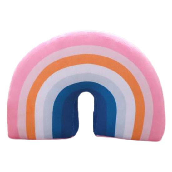 Радужная подушка, моющаяся, износостойкая, гладкая, полезная, декоративная подушка для шеи для спальни