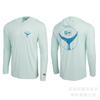 Mens Hooded Quick-Dry Fishing Shirt Outdoor Breathable Sun Protection Top Pelagic Angling Wear