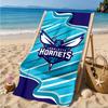 Charlotte-Hornets Logo Beach Towel, Microfiber Beach Towel, Perfect For Pool, Beach, Travel, Home Decor Beach Party Fan gifts