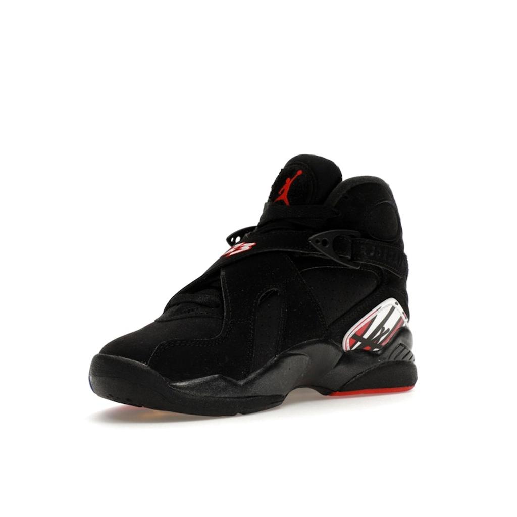 Air Jordan 8 Retro GS Playoff 2023 Kids Sneakers Black True-Red White 305368-062