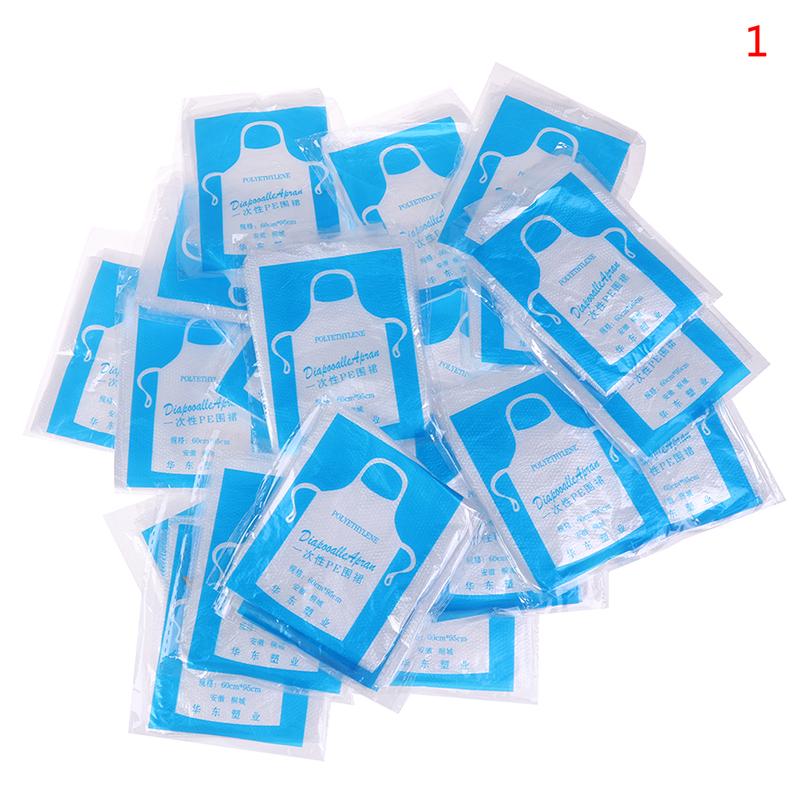 100 шт одноразовые чистящие простые в использовании кухонные фартуки для барбекю фартук для приготовления пищи