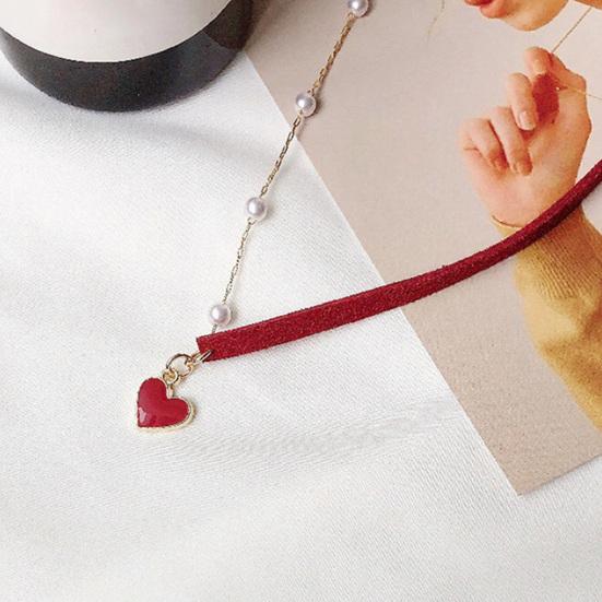 Отличное ожерелье-цепочка с геометрическим украшением из сплава