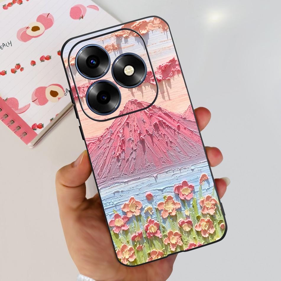 Для чехла Itel S23 Plus S681LN itel S23 S665L Модный Элегантный Расписной Мягкий Силикон ТПУ Задняя Крышка Телефона Для Itel S23+ S23Plus