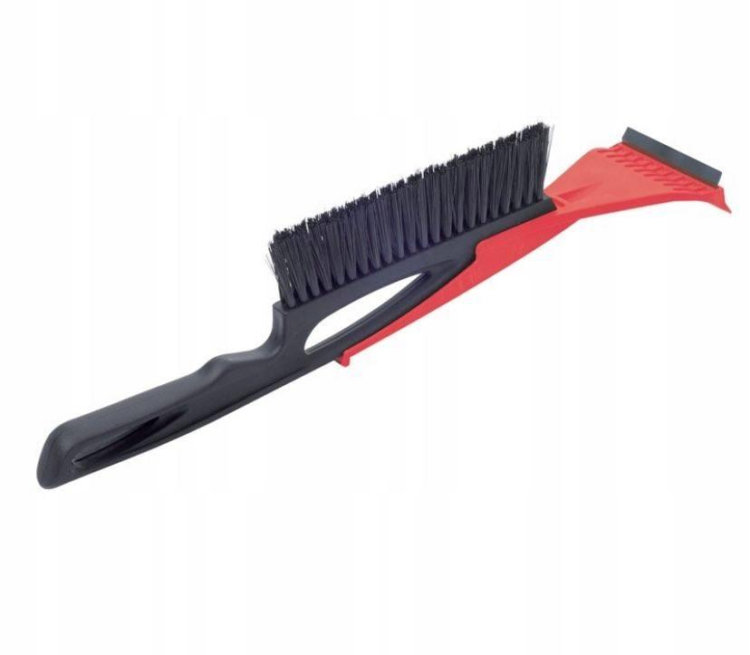 Car Window Ice Scraper with Brush 2 in 1, Various Colors, 1 Piece