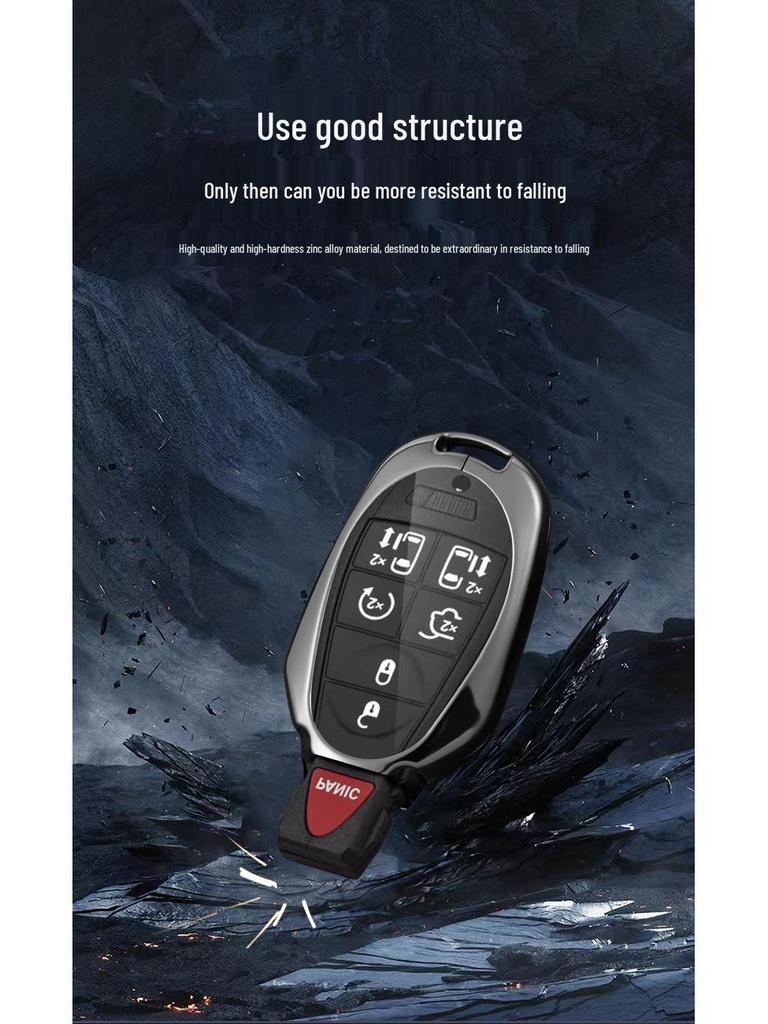 Чехол для ключа для Jeep Grand Cherokee 2009-2012, Chrysler 300, Dodge Journey
