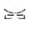 Car Front Bumper Lip Spoiler Splitter Diffuser MP Style For BMW M3 F80 F81 M4 F82 F83 2014-2020 ABS Gloss Black Body Kit Tuning