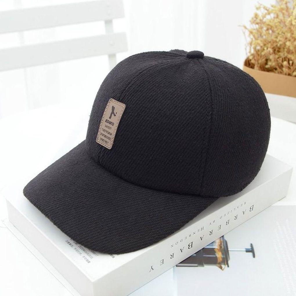 Casual earflap ball cap hat for warm winter couples