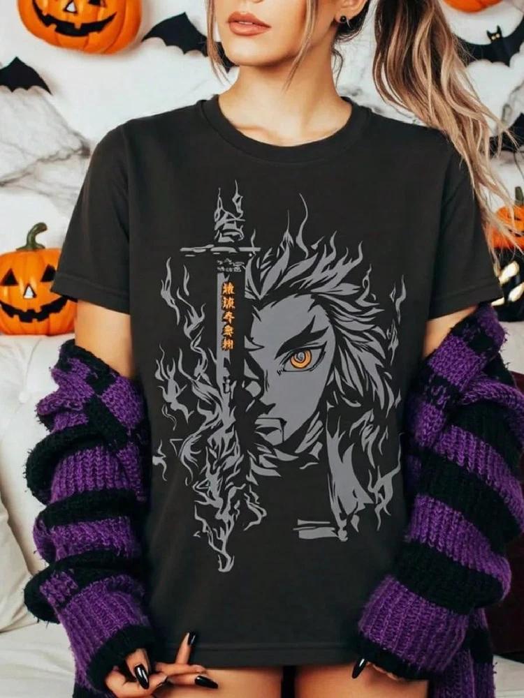 Rengoku Your Heart Ablaze Anime Tshirt Gift For Friends3