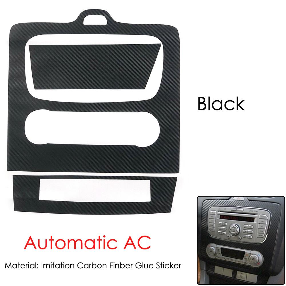 3D карбоновая наклейка Декоративная накладка на центральную консоль для Ford focus mk2 2009-2016 Автоаксессуары