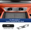 Automobile Central Control Air Outlet Mask for BYD Sealion 7 Sea Lion 07 EV Stainless Steel Air Conditioner Dust Cover Interior