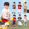 LUSON Boy Toddler Graffiti Short Sleeve T-Shirt