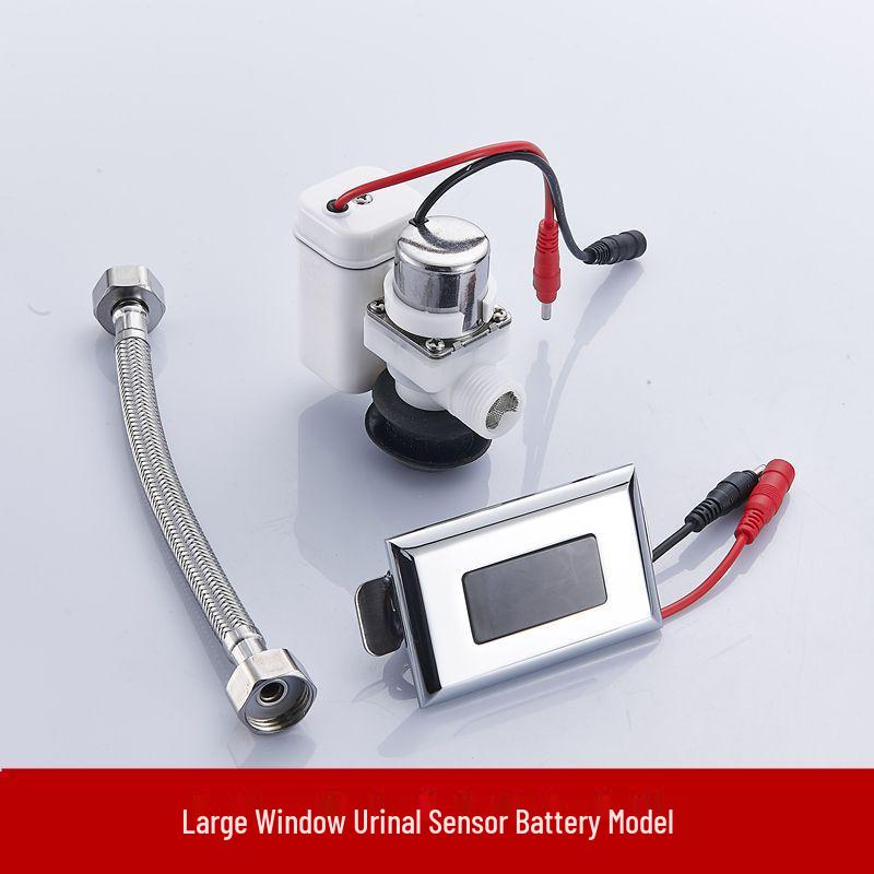 Автоматический инфракрасный смыватель для писсуара с электромагнитным клапаном-датчиком