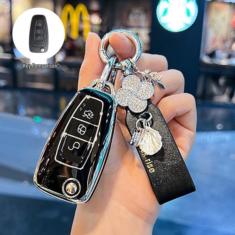 Чехол для ключа Ford для Escort, Mondeo, Focus, Edge, Kuga, Fiesta, Explorer