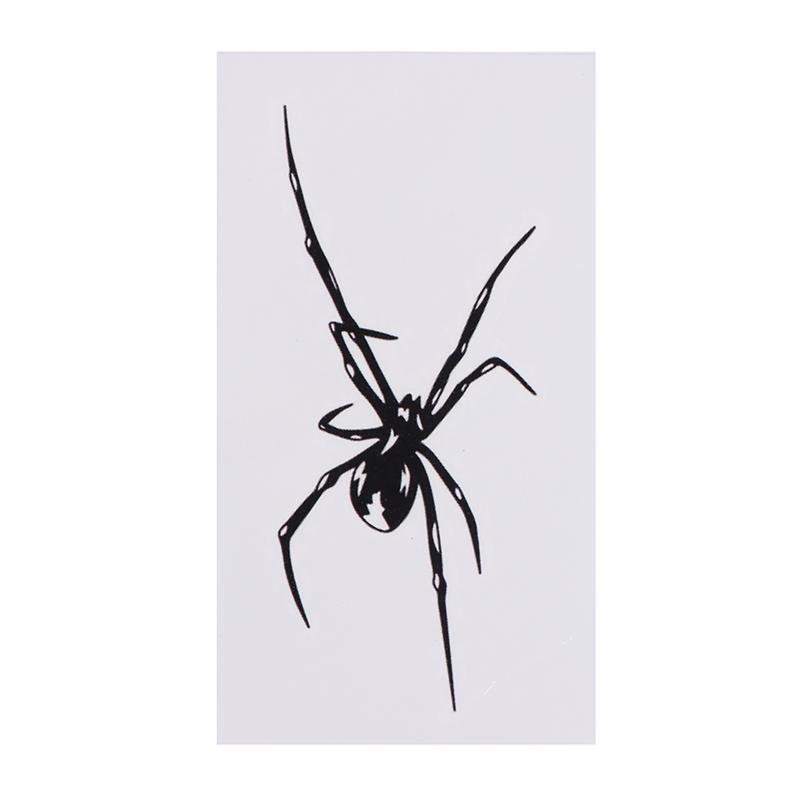 1 лист водостойких временных тату-наклеек «Паук», долговечные водостойкие на одну-две недели, для руки, ноги