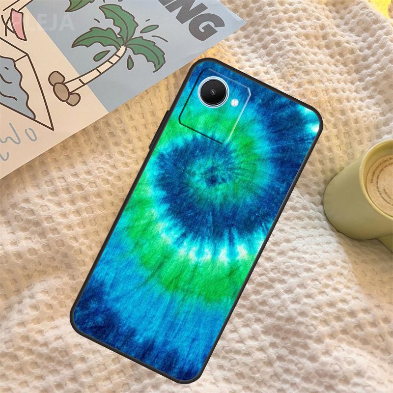 Чехол Радужный Спиральный Тай-дай для Realme 15 11 12 13 14 Pro Plus C65 C67 C71 C63 C61 C55 C51 C53 C35 C75 GT6 GT7 Pro