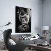 Modern Black Gorilla Canvas Paintings Nordic Animals Art Posters and Prints Monkey Wall Pictures for Living Room Home Decoration