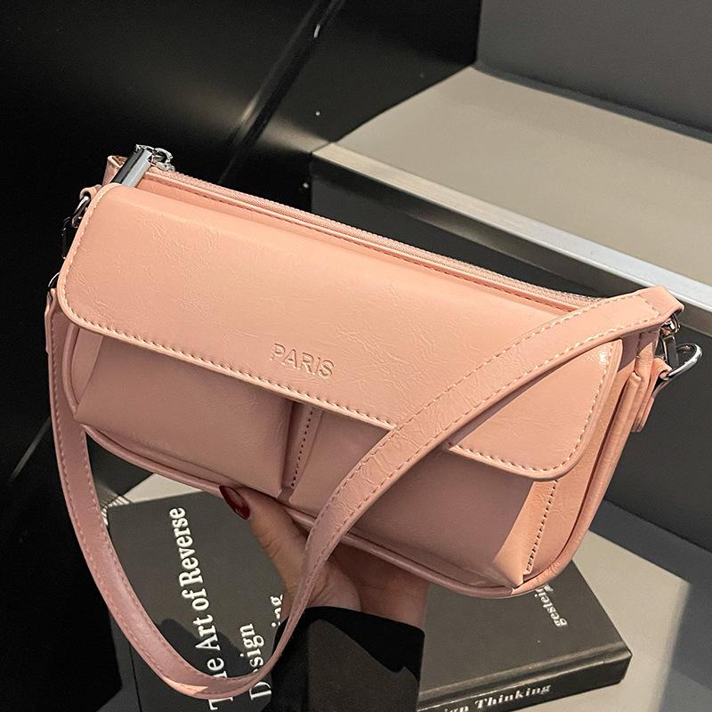 2025 Summer New Niche High-value Retro Underarm Baguette Bag Women's Casual Shoulder Messenger Bag