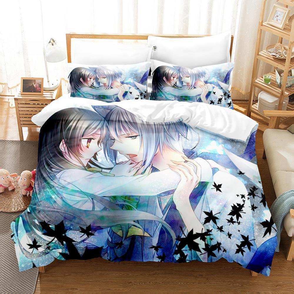 Новый набор постельного белья Kamisama Kiss Tomoe Односпальный Полуторный Двуспальный Кинг-сайз Комплект для кровати Взрослый Детский Спальня Комплекты пододеяльников 3D-принт Аниме