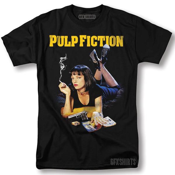 Pulp Fiction Shirt Classic Movie Vintage Graphic Design T-Shirt