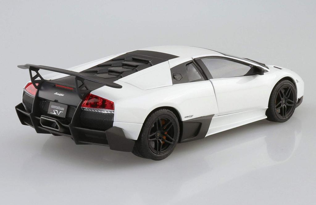 Aoshima Bunka Kyozaisha The Supercar Series 2009 Lamborghini Murcielago SV Plastic Model 1/24 No.6