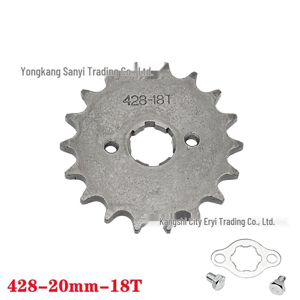 428 Type Motorcycle Engine Small Chain Sprocket, 10-19 Teeth Variable Speed Freewheel Modification Gear Parts