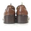 90s Italian BARNEYS NEW YORK Leather Coin Loafers Brown 36 23.0-23.5 Business shoes(USED)