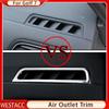 2Pcs Car AC Air Conditioning Outlet Vent Trim Stickers Cover for Volkswagen VW Golf 7 7.5 MK7 MK7.5 LHD 2013 -