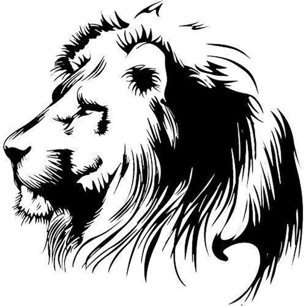 Car Accessories Safety Mark Bumper Sticker Decals Reflective Sticker Lion Stickers Car Stickers