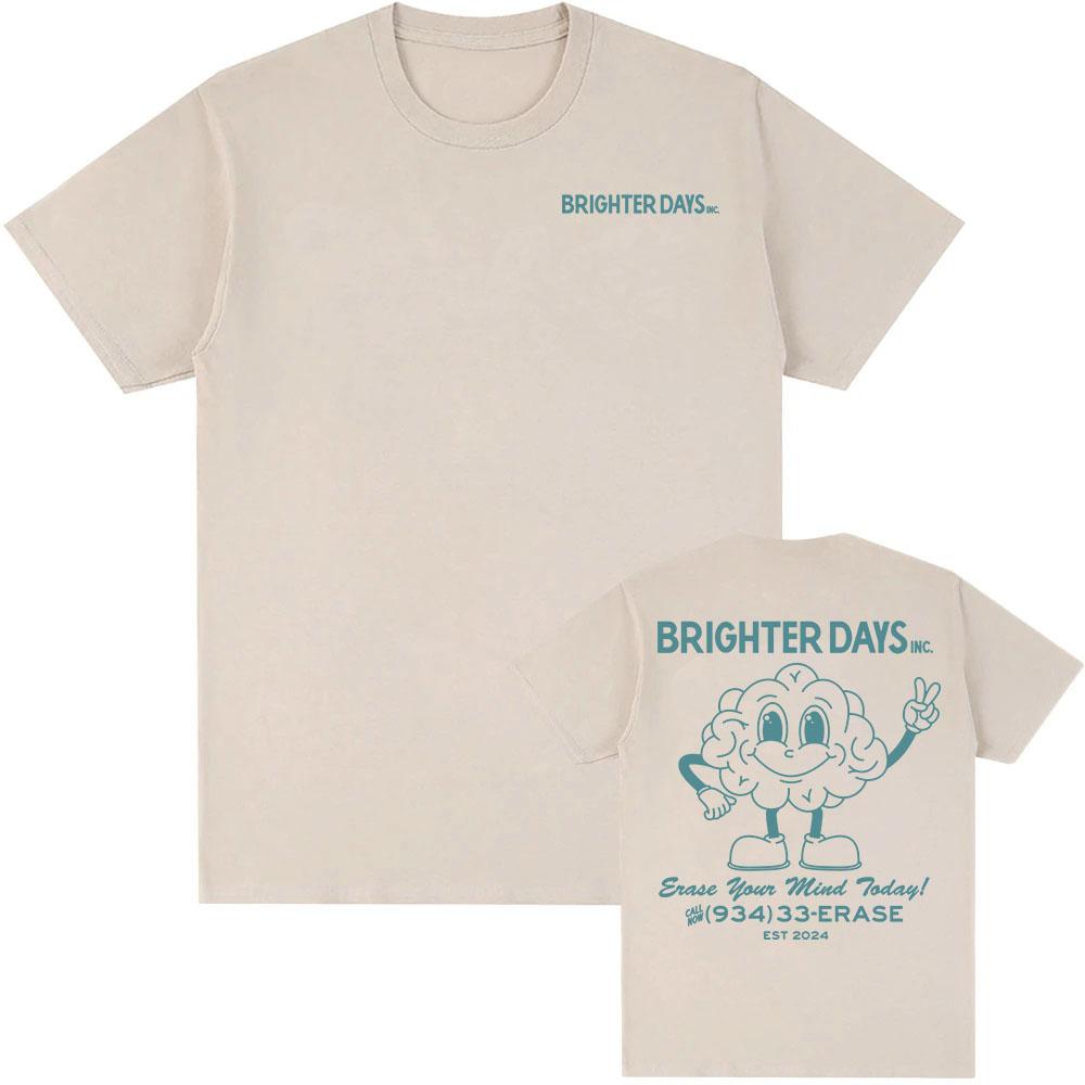 Футболка Brighter Days 934-33-ERASE Хлопковые Летние Футболки ArianaGrande Eternal Sunshine Делюкс Альбом Графическая Футболка для Мужчин Женщин