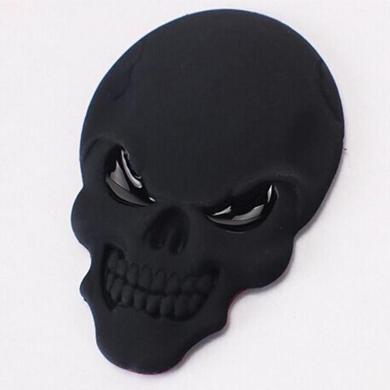 3D металлические наклейки с черепом для мотоцикла, логотип, эмблема, значок, Стайлинг автомобиля для универсальных автомобилей, мотоциклов, декоративные аксессуары 2020