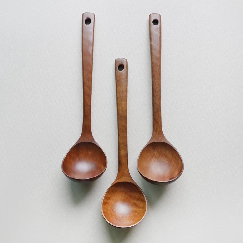 Деревянная половник Romwood из палисандра Маленький/Большой