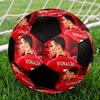 Футбольный мяч Cristiano Ronaldo Размер 5 Цветной Машинная строчка ПВХ Готов к соревнованиям Прочный Высокий отскок