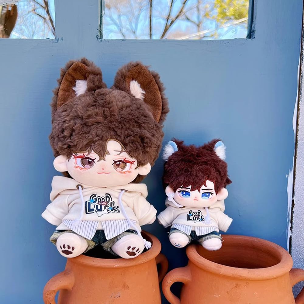 Niannyyhouse Ripped Vintage Cool 20cm Plush Cotton Hoodie, Jacket, Jeans, Backpack, Glasses, Shoes, Suit, 10cm, 15cm, Toy, Clothes, Doll, Accessories,