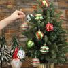 12pcs Plastic Electroplated Hanging Balls 6cm Xmas Tree Pendants  Holiday Party Ornament