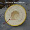 Comfortable Summer Hat Sun Protection Large Straw Hat, Lightweight Breathable Natural Adjustable Strap Wide Brim for Outdoor Work Farm Use