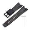[Faygtni] Сменный ремешок для CASIO GST-S210B  GST-S100G  GST-S110  GST-W100G  GST-W110 - Силиконовый, Мягкий, Легкий, Дышащий, Легко